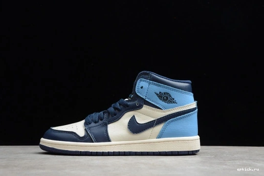 Cheap EP University 555088-140 Jordan Kids 1 Air Obsidian (555088-140) Blue Kid 0228